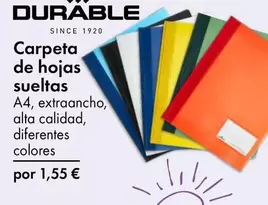 Oferta de Carpeta De Hojas Sueltas por 1,55€ en TEDi