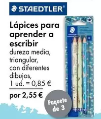 Oferta de Staedtler - Lápices Para Aprender A Escribir por 2,55€ en TEDi