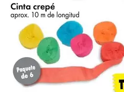 Oferta de Cinta Crepé por 1€ en TEDi