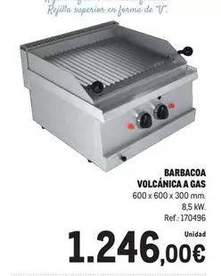 Oferta de Barbacoa Volcanica A Gas por 1246€ en Makro