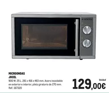 Oferta de Jocel - Microondas por 129€ en Makro