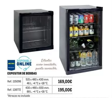 Oferta de Expositor De Bebidas por 169€ en Makro