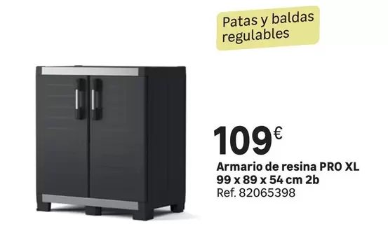 Oferta de Armario De Resina Pro Xl por 109€ en Leroy Merlin