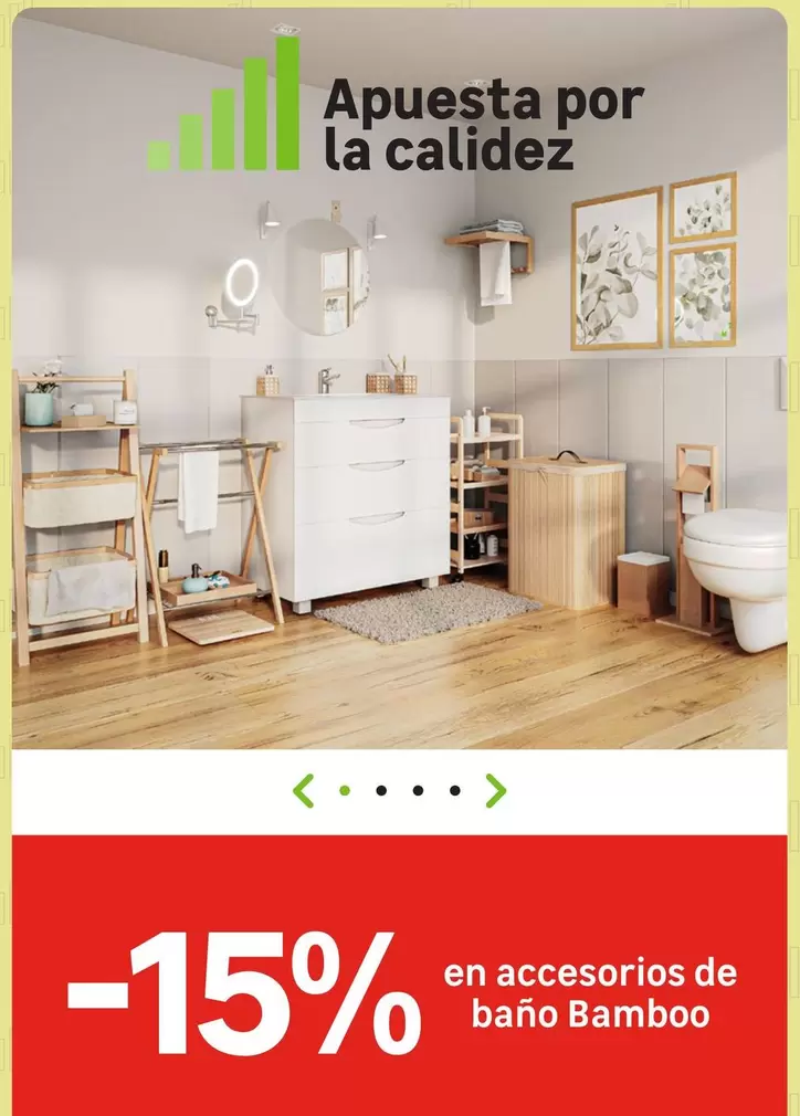 Oferta de Baño Bamboo - En Accesorios De en Leroy Merlin