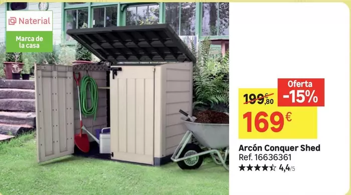 Oferta de La casa - Arcón Conquer Shed por 169€ en Leroy Merlin