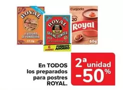 Oferta de Royal - En Todos Los Preparados Para Postres en Carrefour Market