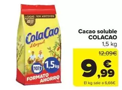 Oferta de Cola Cao - Cacao Soluble por 9,99€ en Carrefour Market