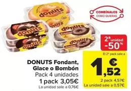 Oferta de Donuts - Fondant, Glace O Bombón por 3,05€ en Carrefour Market