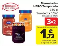 Oferta de Hero - Mermeladas Temporada por 2,59€ en Carrefour Market