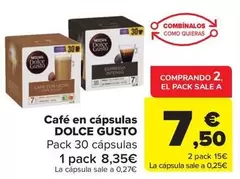 Oferta de Dolce Gusto - Café En Cápsulas por 8,35€ en Carrefour Market