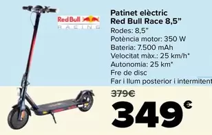 Oferta de Red Bull - Patinete Elétrico Race 8,5" por 349€ en Carrefour