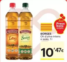 Oferta de Borges - Oli D'Oliva Intens O Suau por 10,47€ en Caprabo