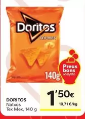 Oferta de Doritos - Natxos Tex Mex por 1,5€ en Caprabo