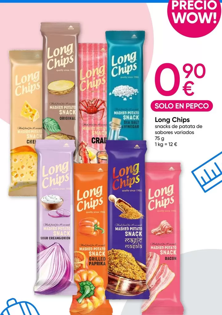 Oferta de Flash - Long Chips por 0,9€ en Pepco