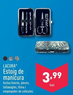 Oferta de Lacura - Estuche De Manicura por 3,99€ en ALDI