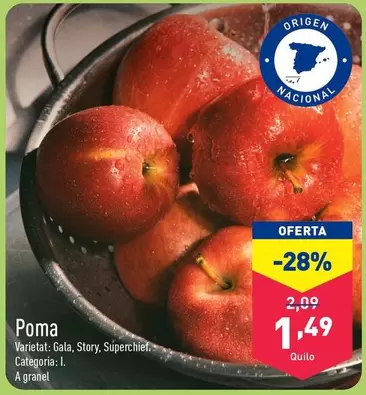 Oferta de Manzana por 1,49€ en ALDI