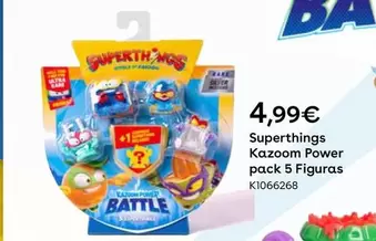 Oferta de Superthings - Kazoom Power Pack 5 Figuras por 4,99€ en ToysRus