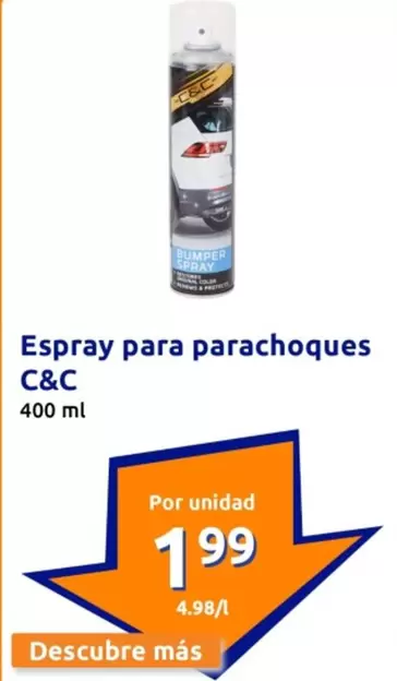 Oferta de C&C - Espray Para Parachoques por 1,99€ en Action