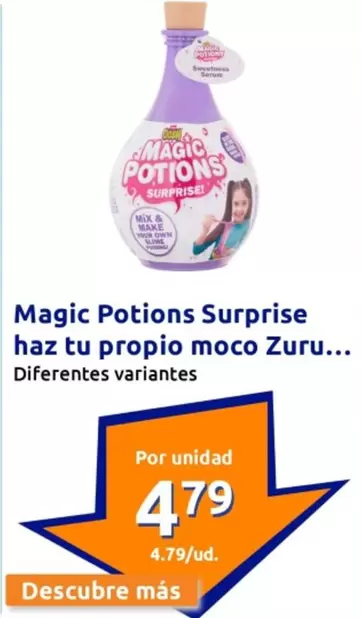 Oferta de Magic -  Potions Surprise Haz Tu Propio Moco Zuru por 4,79€ en Action