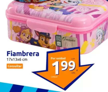 Oferta de Fiambrera por 1,99€ en Action