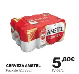 Oferta de Amstel - Cerveza por 5,8€ en El Corte Inglés