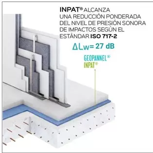 Oferta de Inpat - Alcanza Una Reducción Ponderada Del Nivel De Presión Sonora De Impactos Según El Estándar Iso 717-2 en Isolana