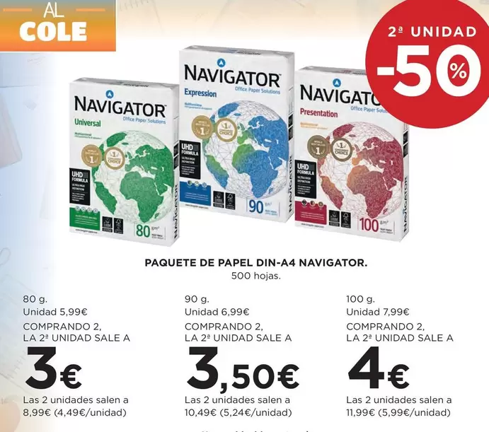 Oferta de Universal - Navigator - por 5,99€ en Hipercor