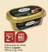 Oferta de Legado - Sobrasada De Cerdo Iberico por 2€ en Supermercados Charter