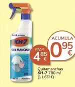 Oferta de KH-7 - Quitamanchas por 4,85€ en Supermercados Charter