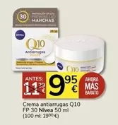 Oferta de Nivea - Crema Antiarrugas Q10 FP 30 por 9,95€ en Supermercados Charter