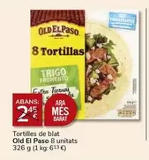 Oferta de Old El Paso - Tortillas De Blat por 2€ en Consum