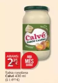 Oferta de Calvé - Salsa Casolana por 2€ en Consum