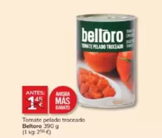 Oferta de Mas - Beltoro - Tomate Pelado Troceado en Consum