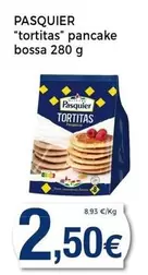 Oferta de Pasquier - Tortitas Pancake Bossa por 2,5€ en Keisy