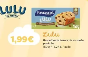 Oferta de Fontaneda - Bescout Amb Llavors De Xocolata por 1,99€ en Keisy