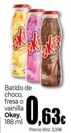 Oferta de Ride - okey - Batido De Choco, Fresa O Vainilla por 0,63€ en UNIDE Alimentación