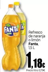 Oferta de Fanta - Refresco De Naranja O Limon por 1,18€ en UNIDE Alimentación