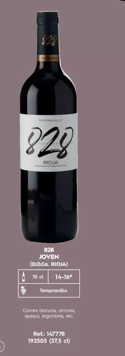 Oferta de 828 - Joven (D.O.Ca. Rioja) en Makro