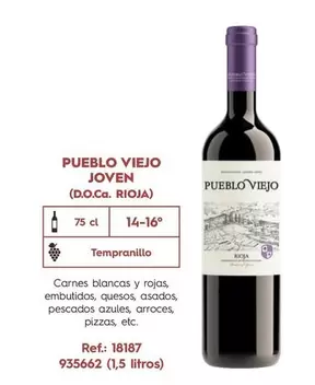 Oferta de Pueblo Viejo - Joven (D.O.Ca. Rioja) en Makro