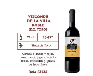 Oferta de Toro - Vizconde De La Villa Roble en Makro