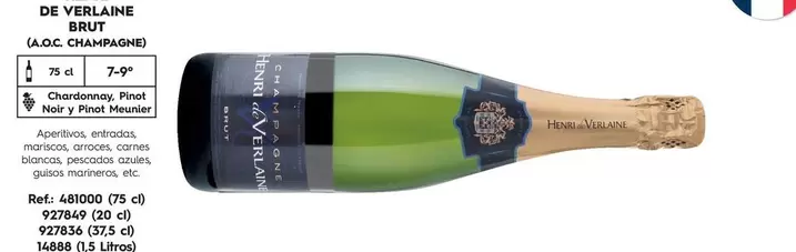 Oferta de Henri De Verlaine - Brut (A.O.C. Champagne) en Makro