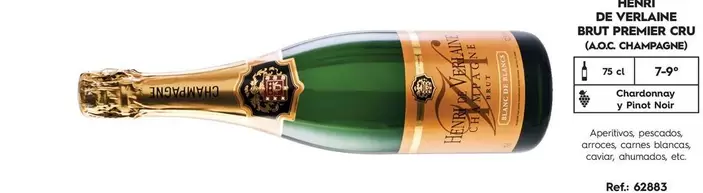 Oferta de Henri De Verlaine - Brut Premier Cru (A.O.C. Champagne) en Makro