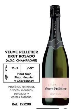 Oferta de Veuve Pelletier - Brut Rosado (A.O.C. Champagne) en Makro