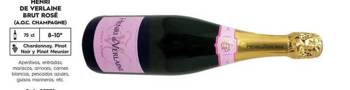 Oferta de Henri De Verlaine - Brut Rose (A.O.C. Champagne) en Makro