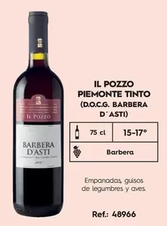 Oferta de Barbera D'asti - Il Pozzo Piemonte Tinto en Makro