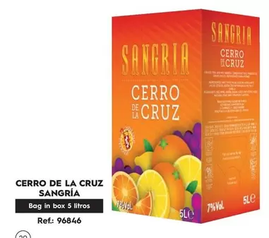 Oferta de Cerro De La Cruz - Sangría en Makro