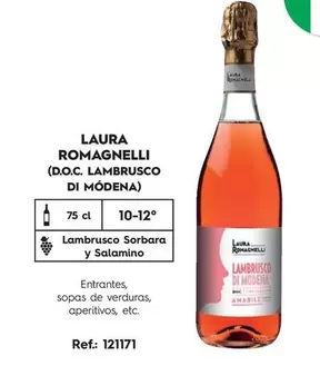 Oferta de Laura Romagnelli - (D.O.C. Lambrusco Di Módena) en Makro