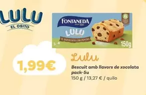 Oferta de Fontaneda - Bescout Amb Llavors De Xocolata por 1,99€ en Supermercats Jespac