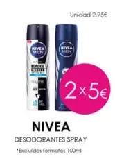 Oferta de Nivea - Desodorantes Spray por 2,95€ en Muchas Perfumerías