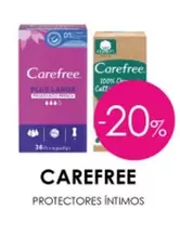 Oferta de Carefree - Protectores Íntimos en Muchas Perfumerías